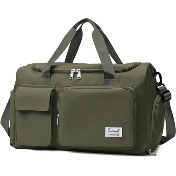 Travel Duffel Bag with Shoes Compartment Sports Gym Bag with Dry Wet Separated